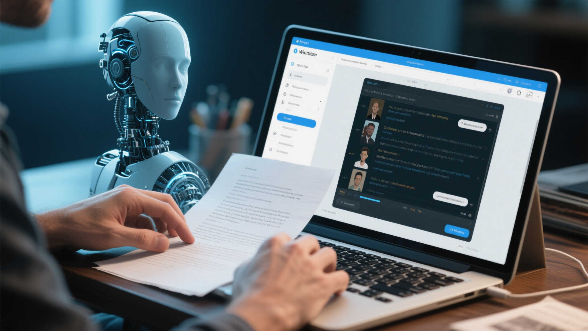 编剧赞叹AI强大,仍钟情于创作乐趣 编剧赞叹AI强大,仍钟情于创作乐趣